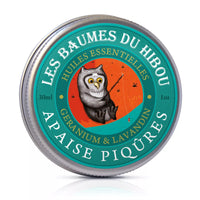 Baume apaisant contre les piqûres de moustiques - Les Baumes du Hibou - 30ml