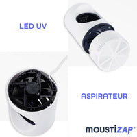 USB Lampe Anti-moustiques a lumière UV, 5W,sans Bruit - Blanc